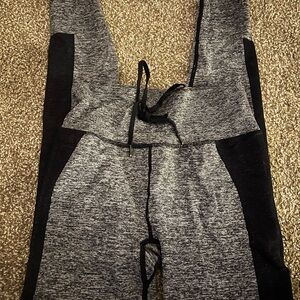 PINK Victoria's Secret Gray and Black Joggers